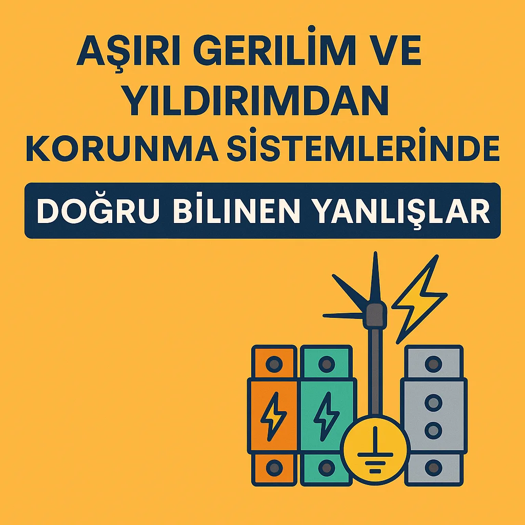 AŞIRI GERİLİM VE YILDIRIMDAN KORUNMA  SİSTEMLERİNDE DOĞRU BİLİNEN YANLIŞLAR
